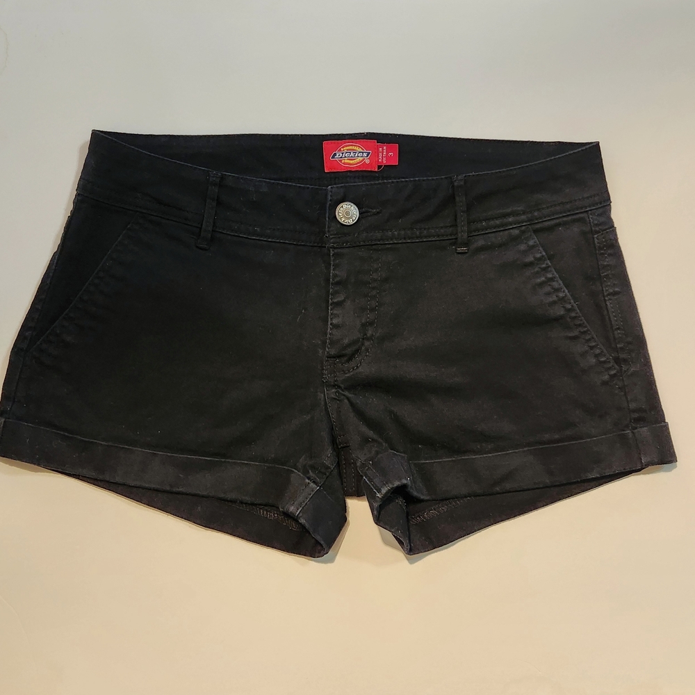 Dickies Brand Junior Girl's Black Shorts Size: 3